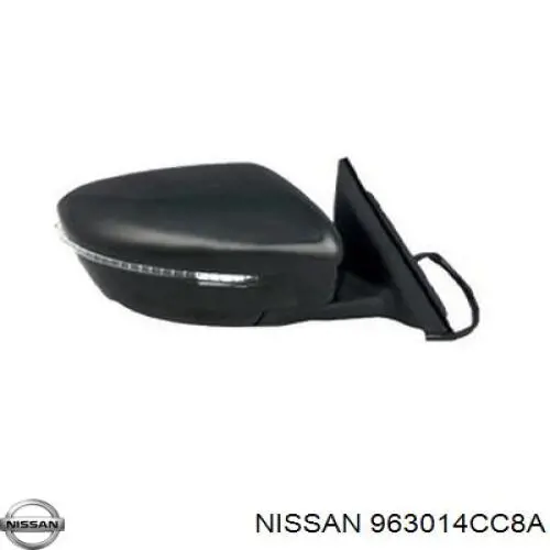 963014CC8A Nissan/Infiniti Зеркало заднего вида правое