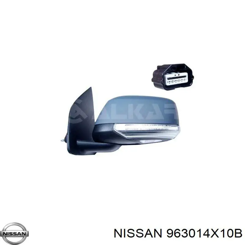 Правое зеркало 963014X10B Nissan/Infiniti