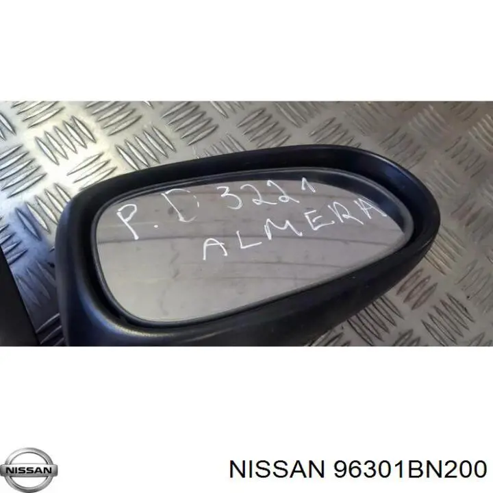 Купить 96301BN200 Nissan/Infiniti Боковое зеркало заднего вида правое