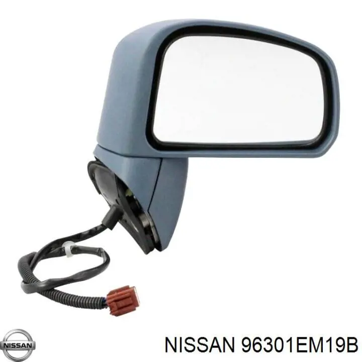 Зеркало заднего вида правое на Nissan Tiida SC11X