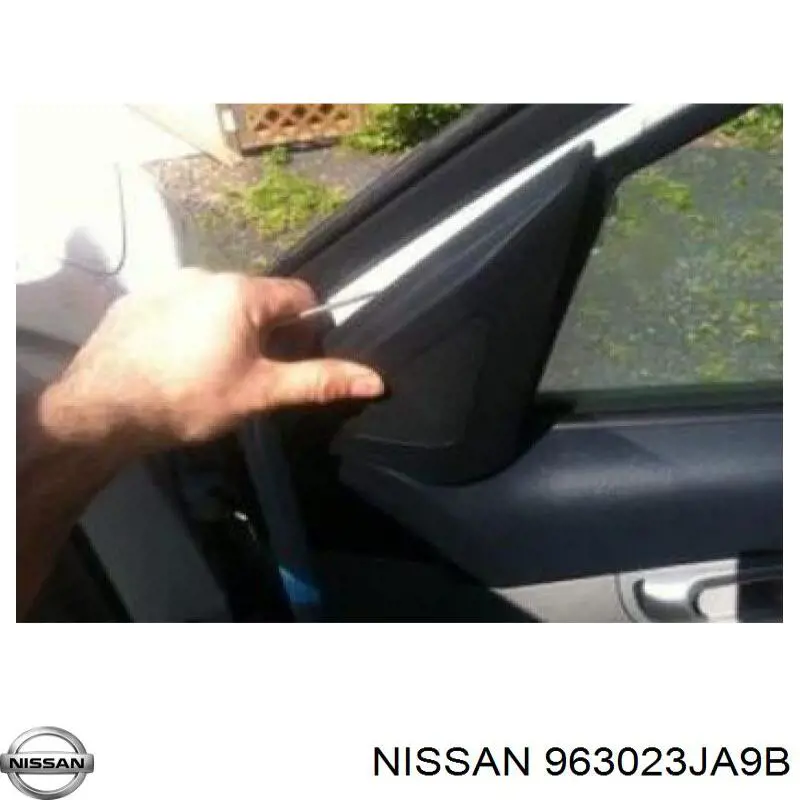 Левое боковое зеркало 963023JA9B Nissan/Infiniti