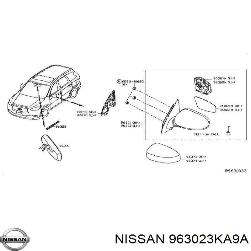  963023KS0A Nissan