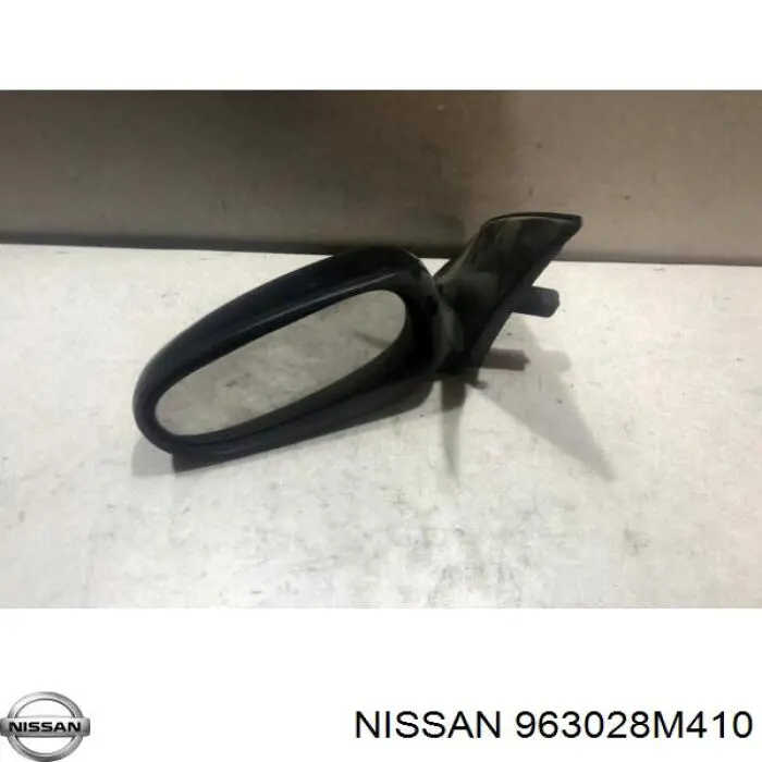 963028M410 Nissan espelho de retrovisão esquerdo