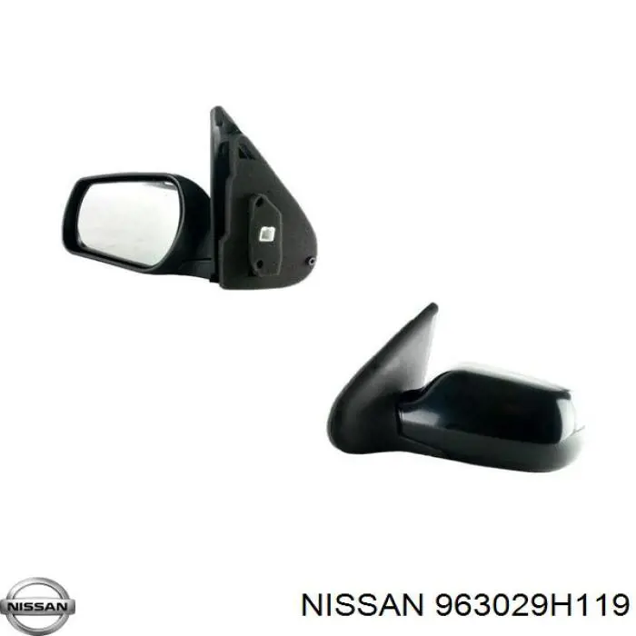 Купить 963029H119 Nissan/Infiniti Наружное зеркало левое