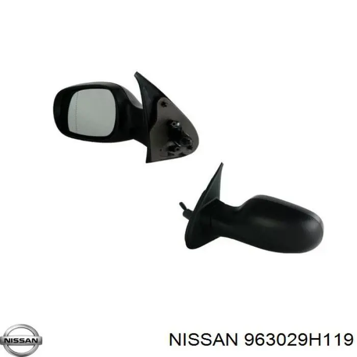 Зеркало заднего вида, левое Nissan/Infiniti 963029H119 цена, от 71.81 USD