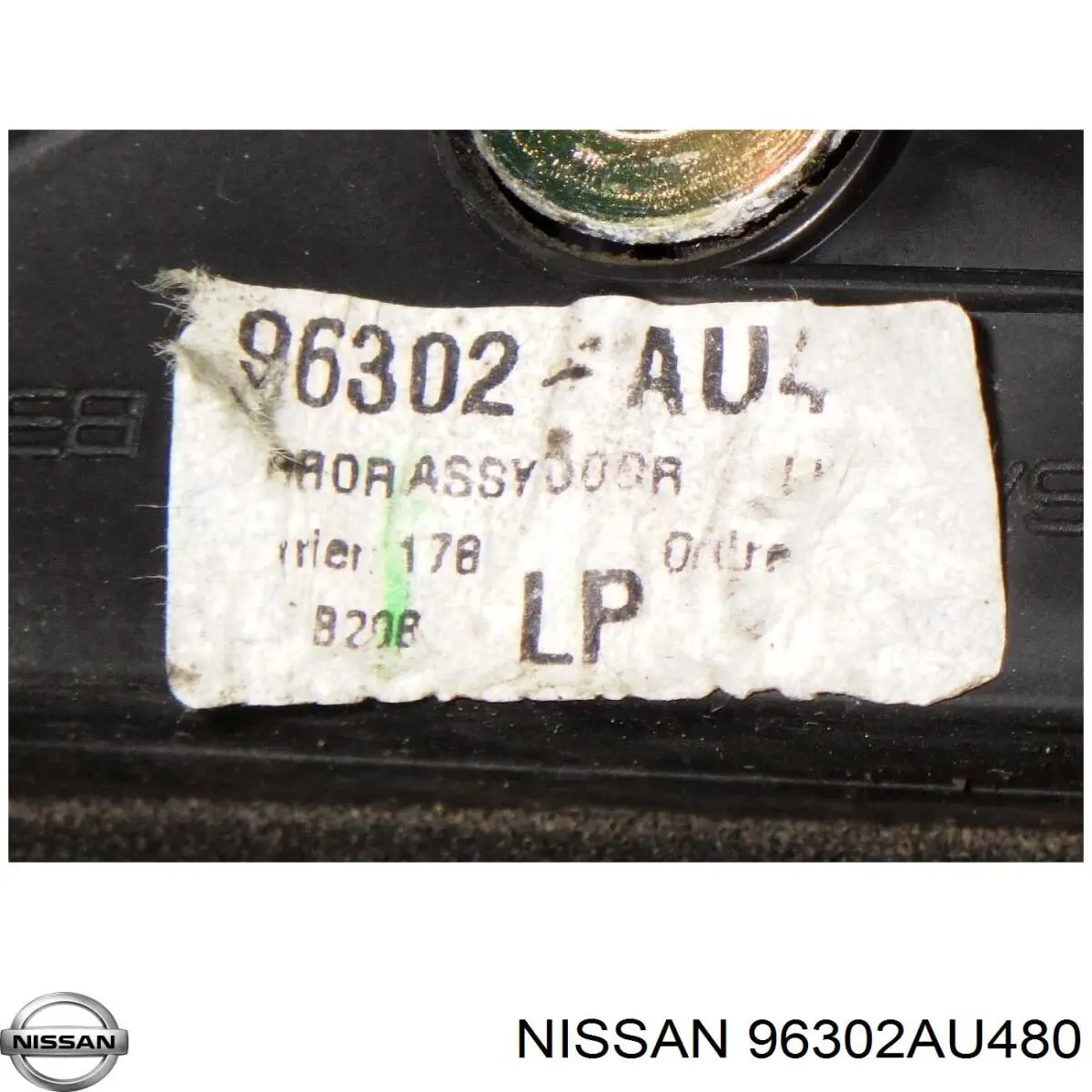 Левое боковое зеркало 96302AU480 Nissan