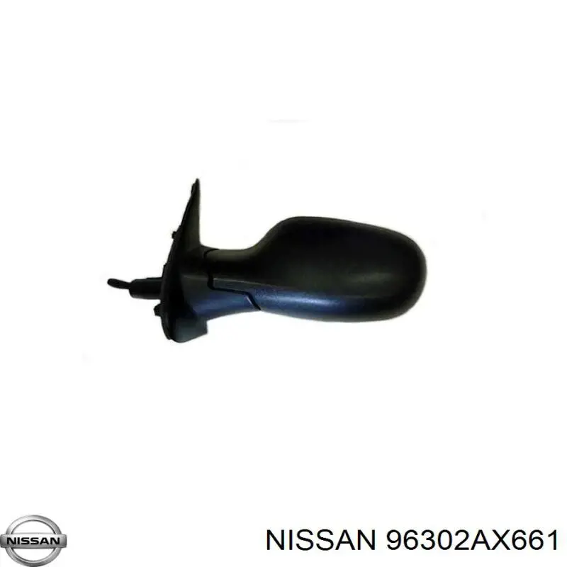 Левое боковое зеркало 96302AX661 Nissan