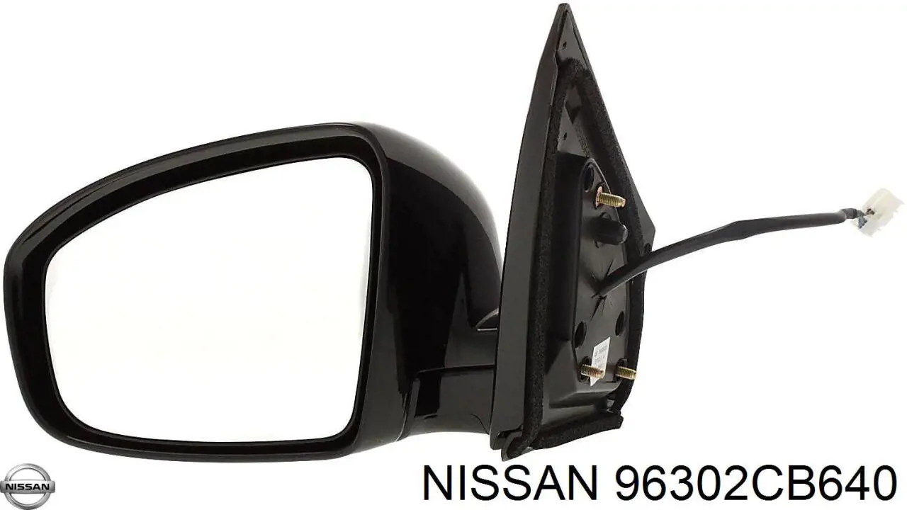 Espelho de retrovisão esquerdo para Nissan Murano (Z50)