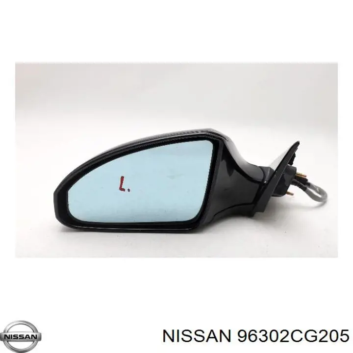 Зеркало заднего вида, левое Nissan/Infiniti 96302CG205 цена, от 126.98 USD