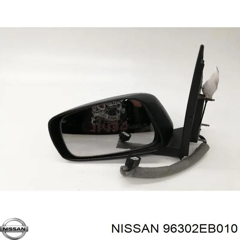 96302EB010 Nissan espelho de retrovisão esquerdo