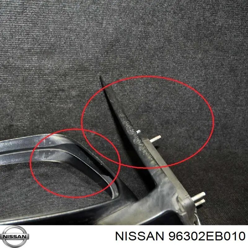 Зеркало заднего вида, левое Nissan/Infiniti 96302EB010 цена, от 57.39 USD