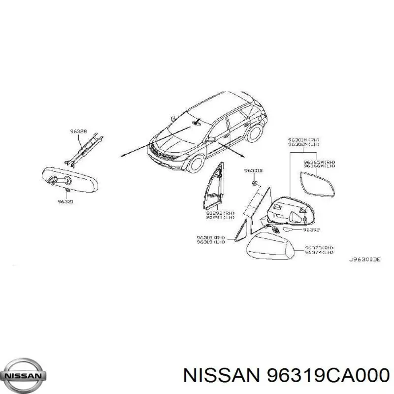  96319CA000 Nissan