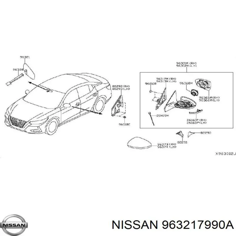  963217990A Nissan