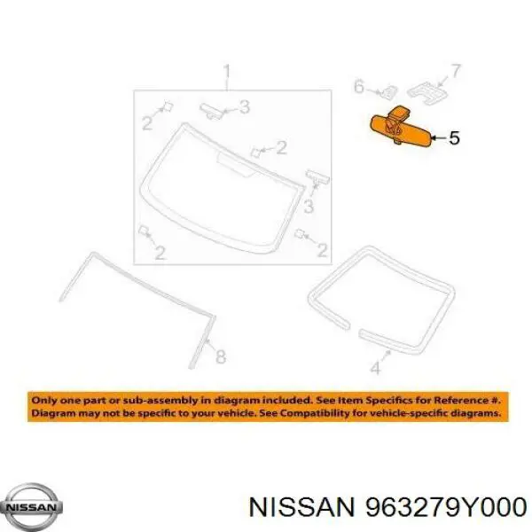  Nissan/Infiniti 963279Y000 цена, от 69.55 USD