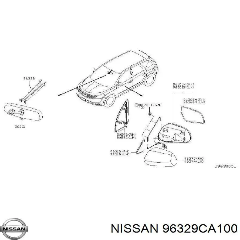 96329CA100 Nissan/Infiniti 