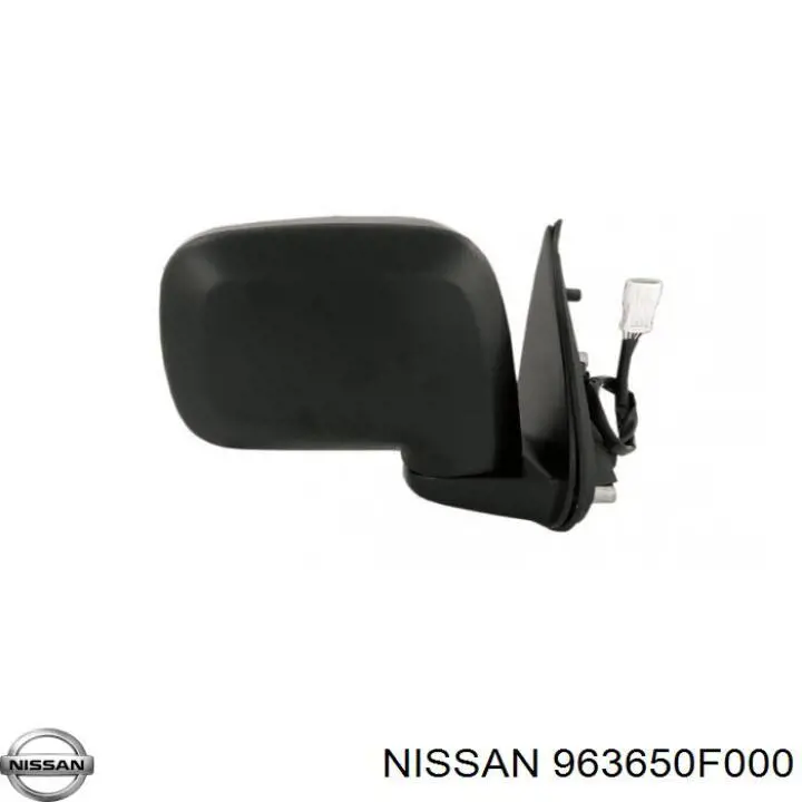 Зеркальный элемент зеркала заднего вида правого на Nissan Terrano II 
