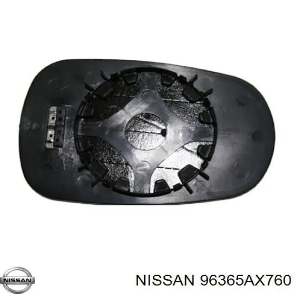 Зеркальный элемент водительского зеркала Nissan/Infiniti 96365AX760 цена, от 40.71 USD