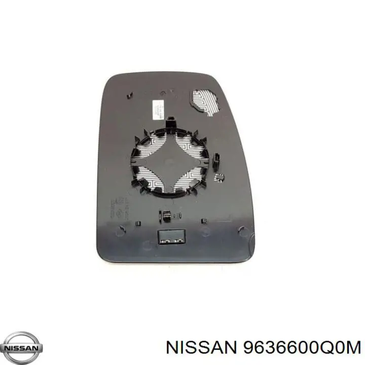 Купить 9636600Q0M Nissan/Infiniti Стекло зеркала заднего вида, левого