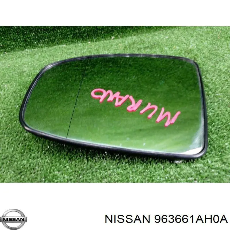 963661AH0A Nissan/Infiniti Зеркальный элемент зеркала заднего вида
