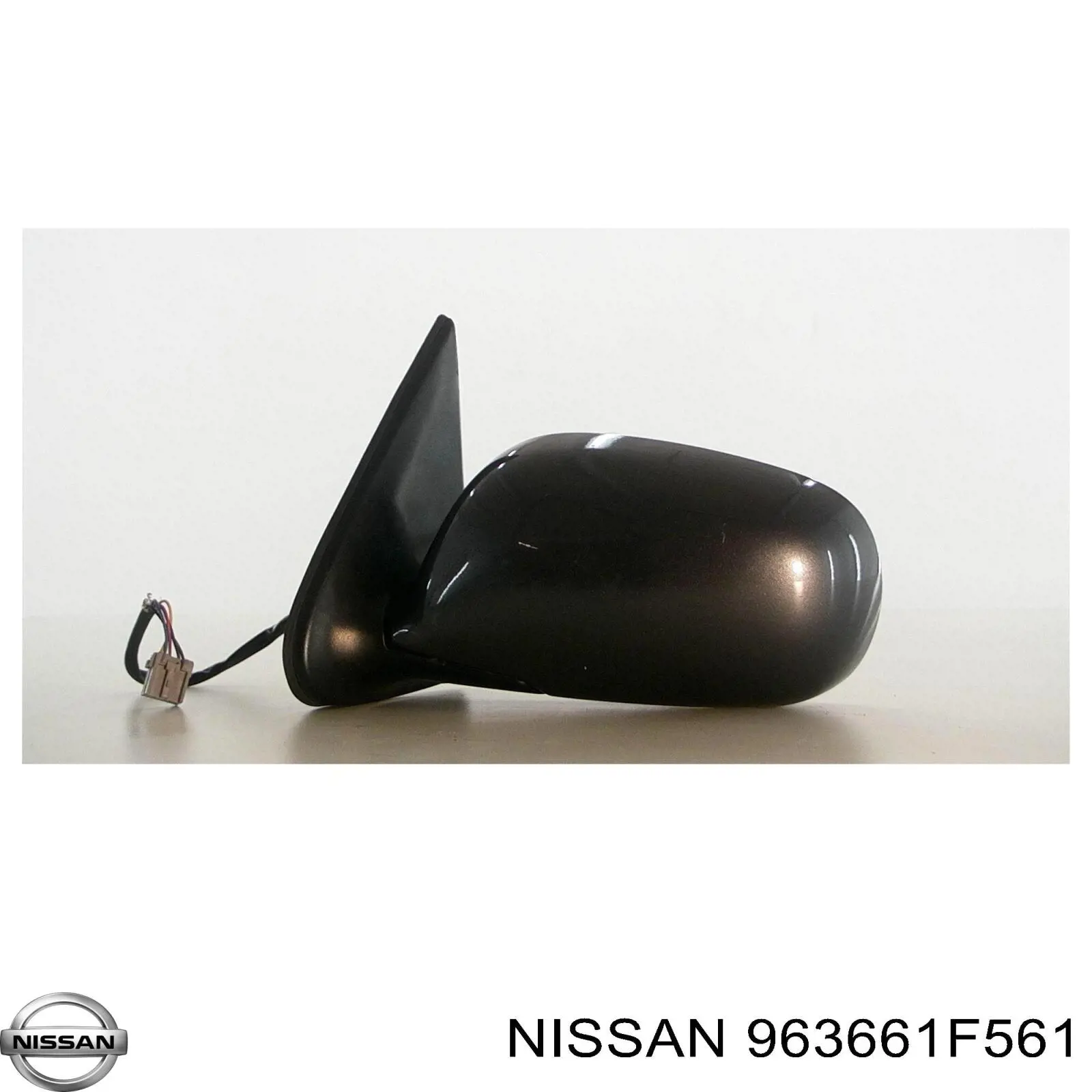 Зеркальный элемент левый NISSAN 963661F561