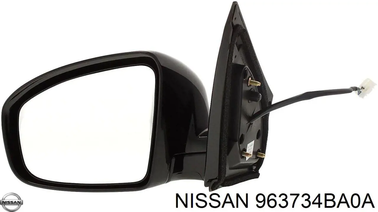 963734BA0A Nissan/Infiniti Накладка (крышка) зеркала заднего вида