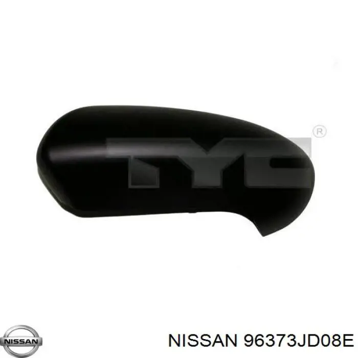 Купить 96373JD08E Nissan/Infiniti Накладка/крышка зеркала заднего вида, правая