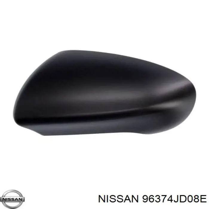 96374JD08E Nissan caixa do espelho de retrovisão esquerdo