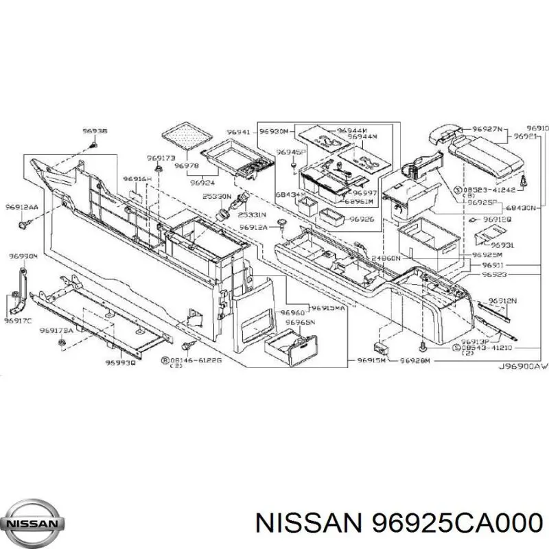 96925CA000 Nissan/Infiniti 