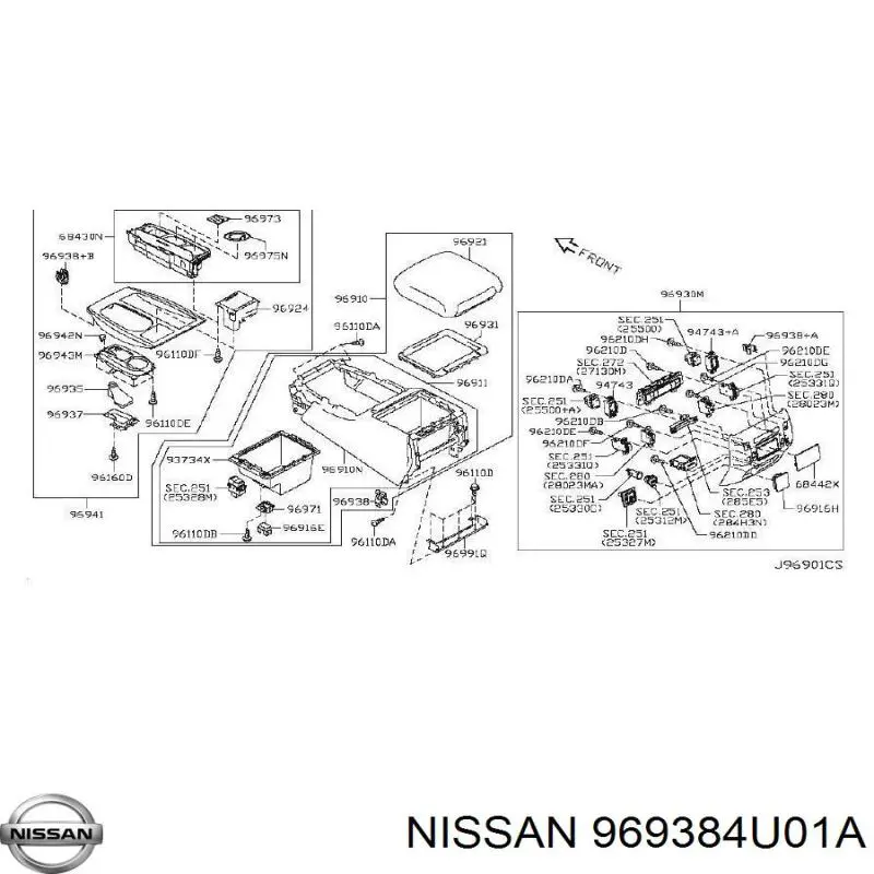 969384U01A Nissan 