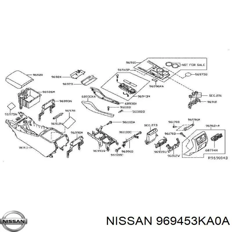  969453KA0A Nissan