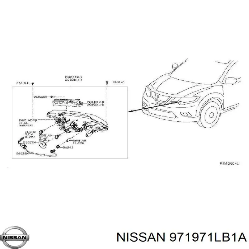  Nissan/Infiniti 971971LB1A цена, от  