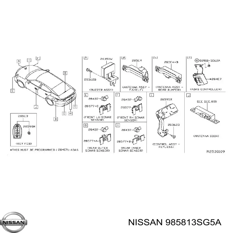 985813SG5A Nissan/Infiniti 