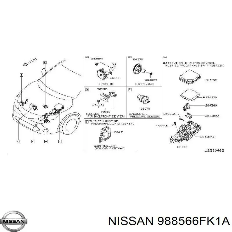  988566FK1A Nissan