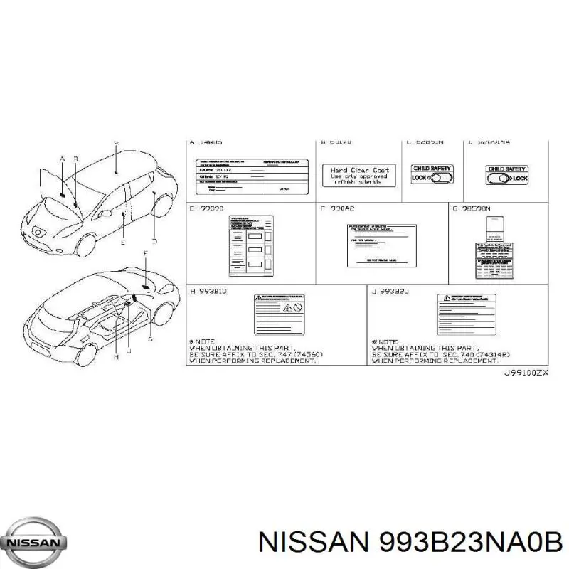 993B23NA0B Nissan/Infiniti 
