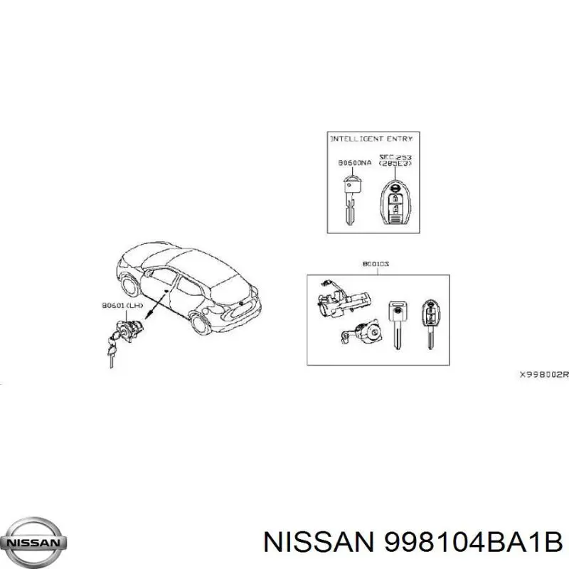 998104BA1B Nissan/Infiniti 