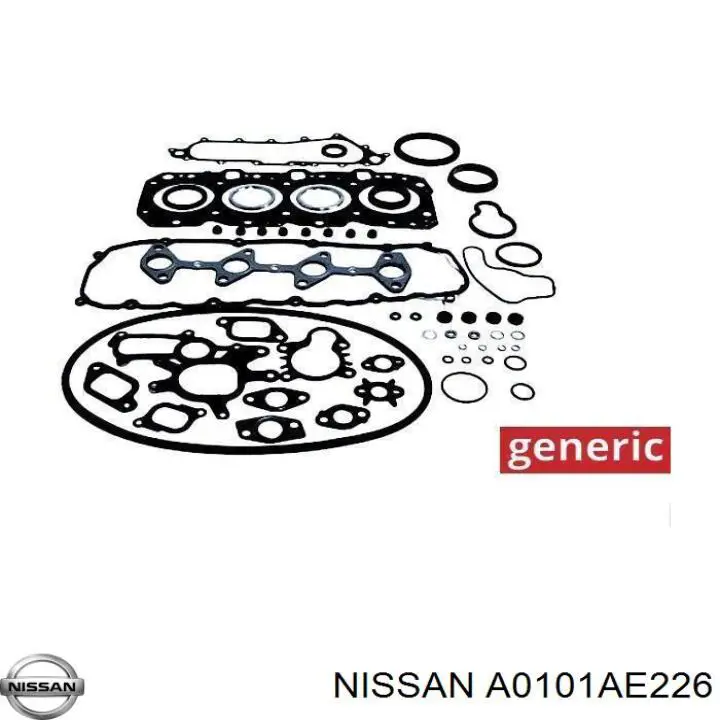 Комплект прокладок двигателя 10101AE226 Nissan