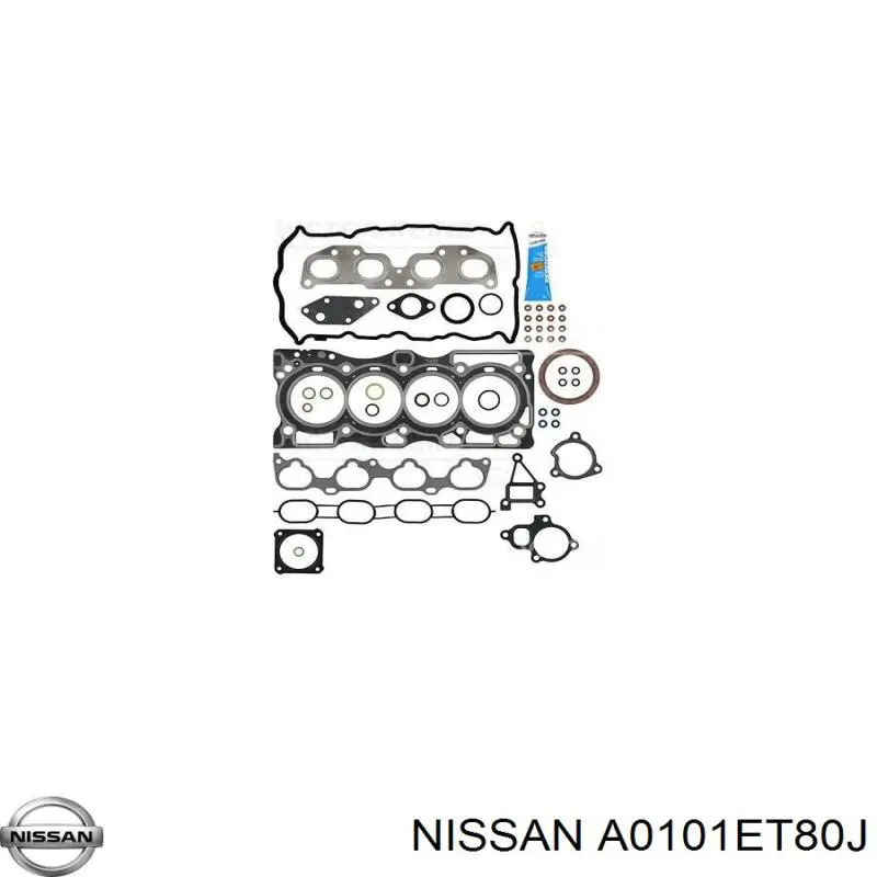 A0101ET80J Nissan/Infiniti Комплект прокладок на двигатель