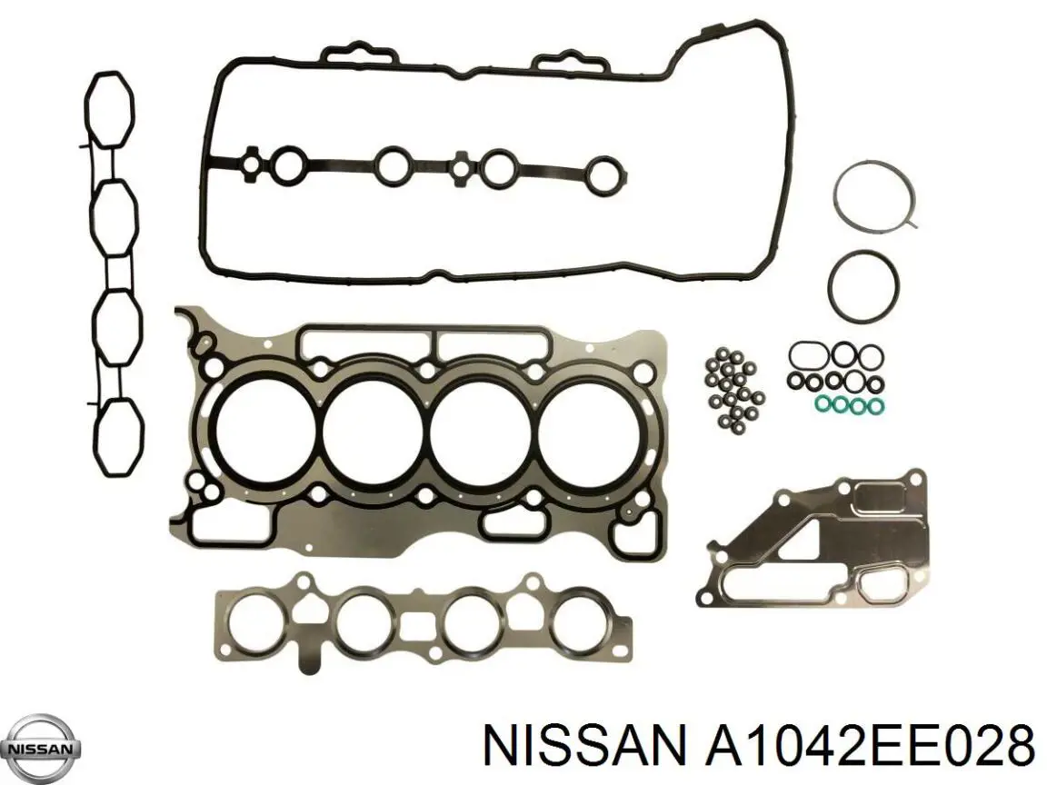 A1042EE028 Nissan комплект прокладок двигателя верхний
