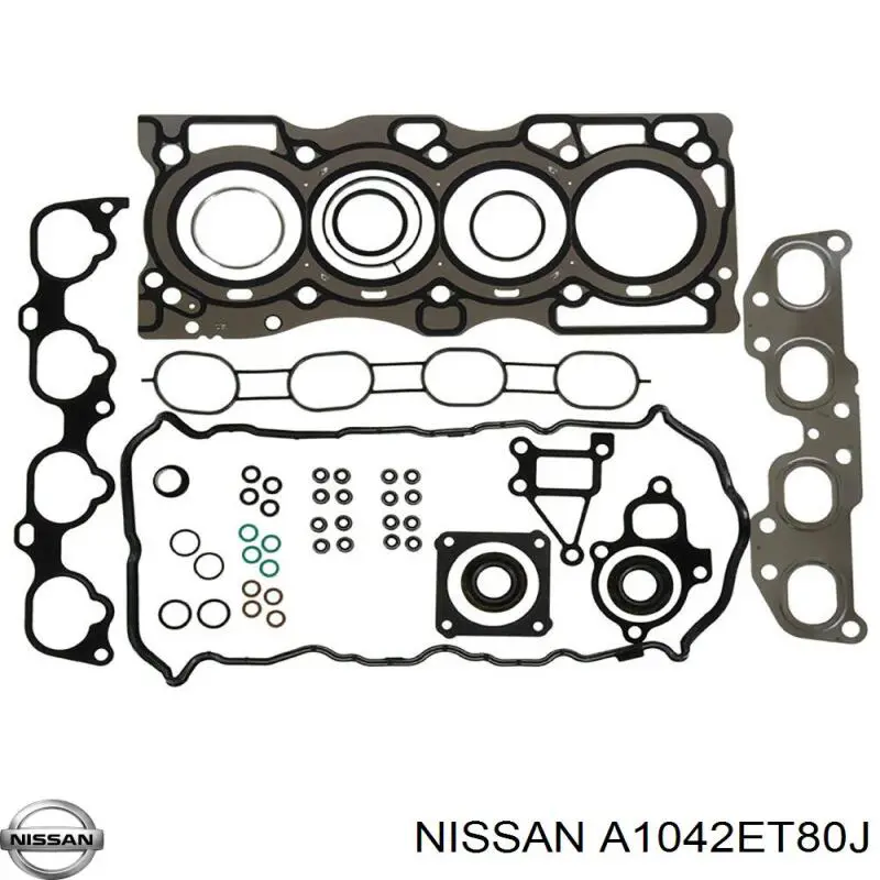 A1042ET80J Nissan kit superior de vedantes de motor