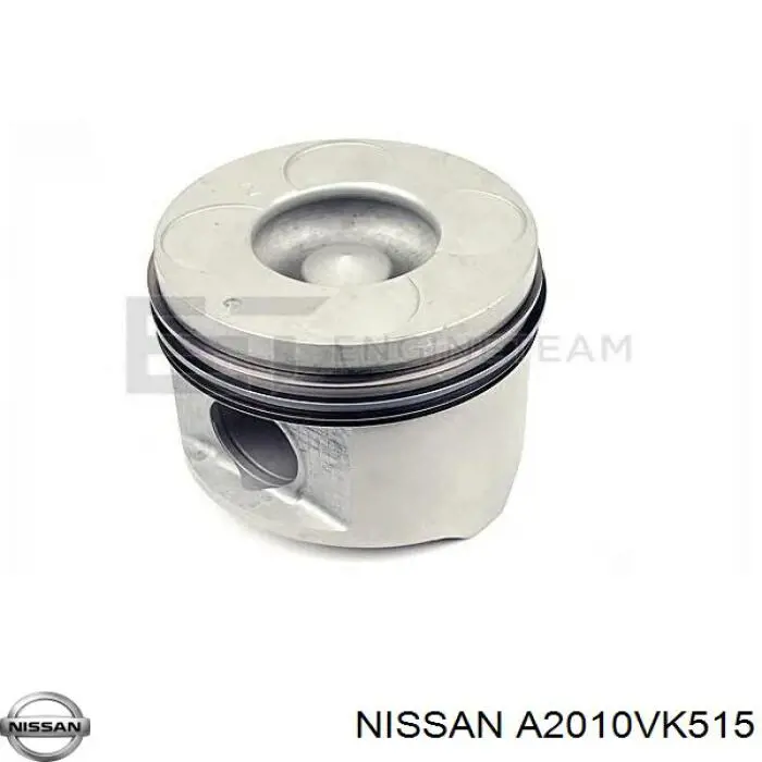 Pistão do kit para 1 cilindro, STD para Nissan Navara (D40M)