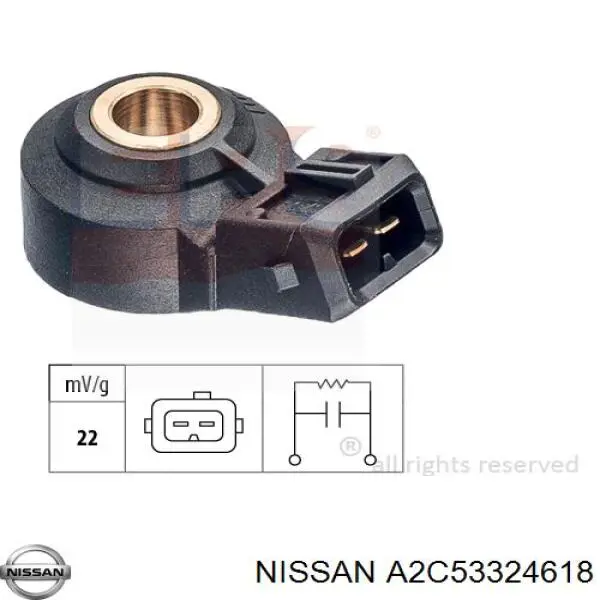Датчик детонации Nissan A2C53324618