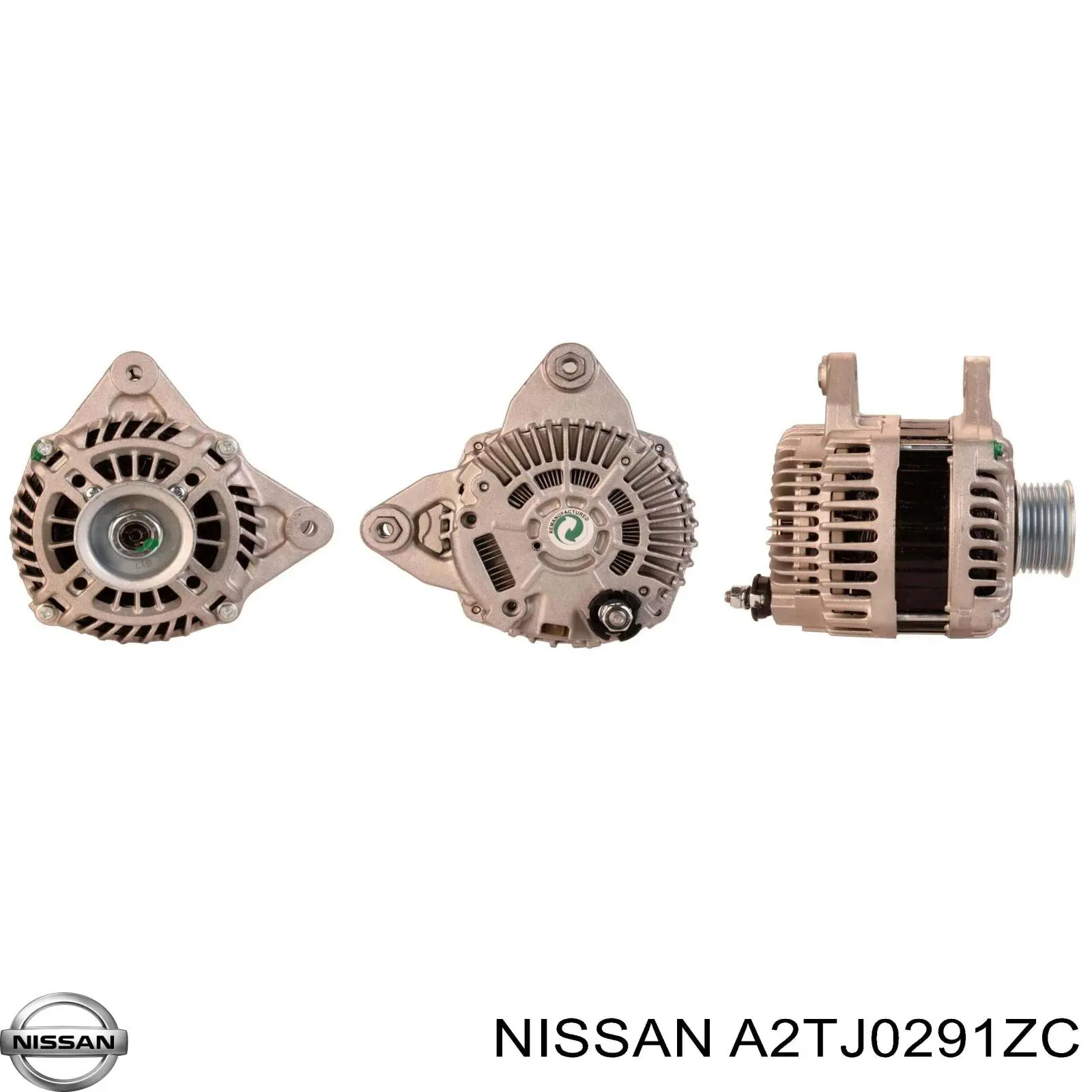 Автомобильный генератор Nissan/Infiniti A2TJ0291ZC цена, от 42.37 USD