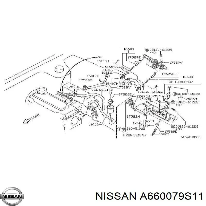 A660079S11 Nissan форсунки