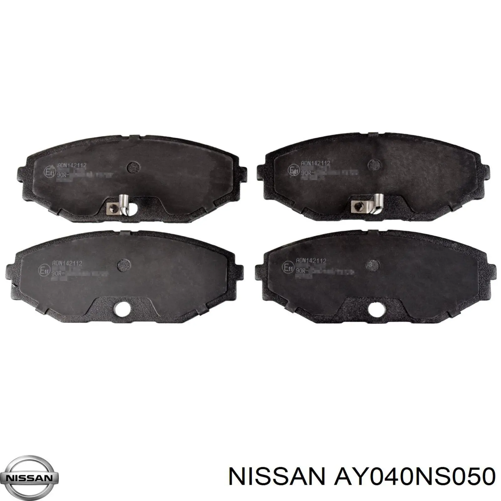 AY040NS050 Nissan передние тормозные колодки