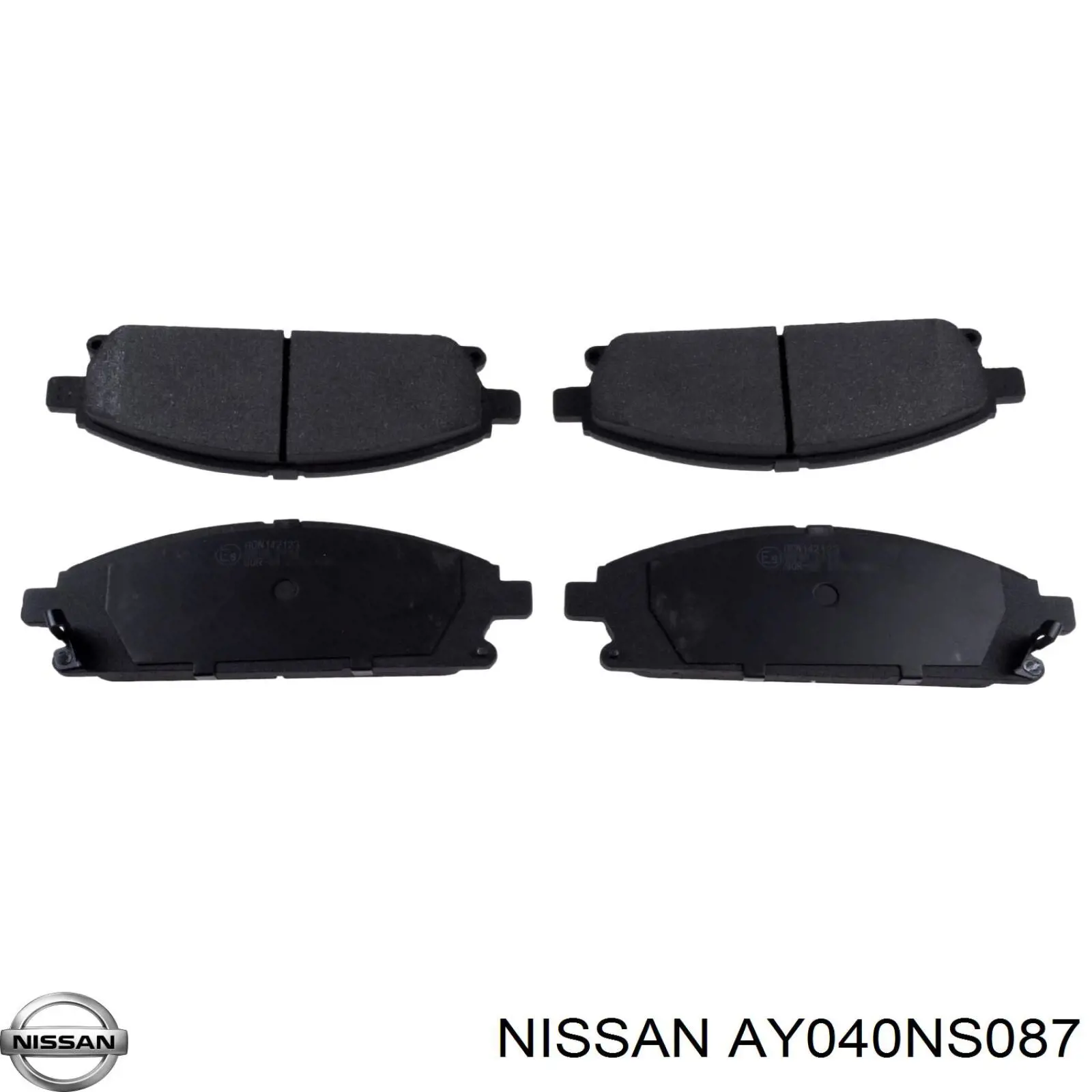 Передние тормозные колодки AY040NS087 Nissan