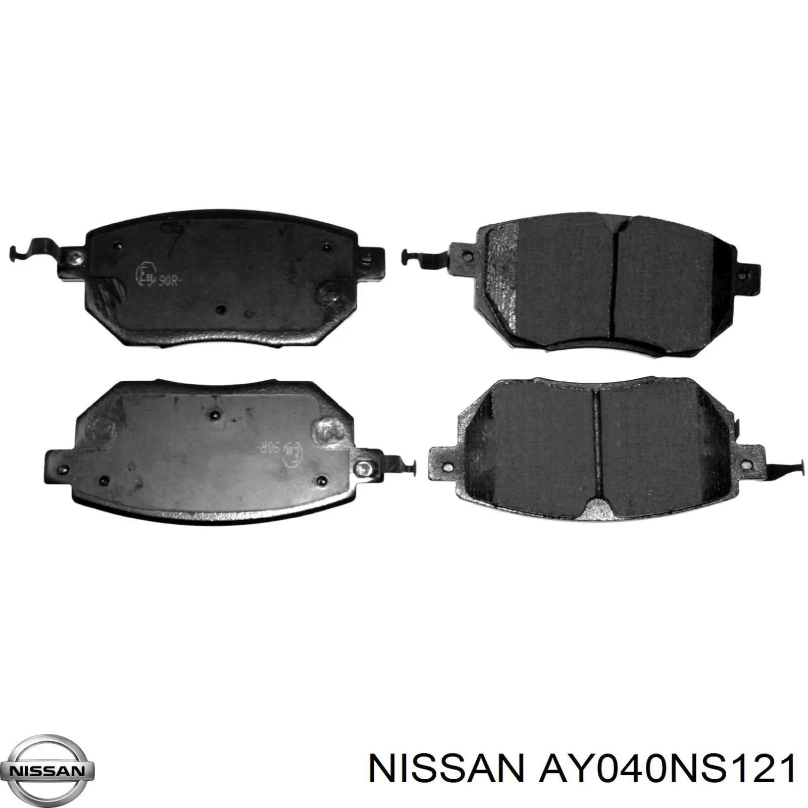 Передние тормозные колодки AY040NS121 Nissan