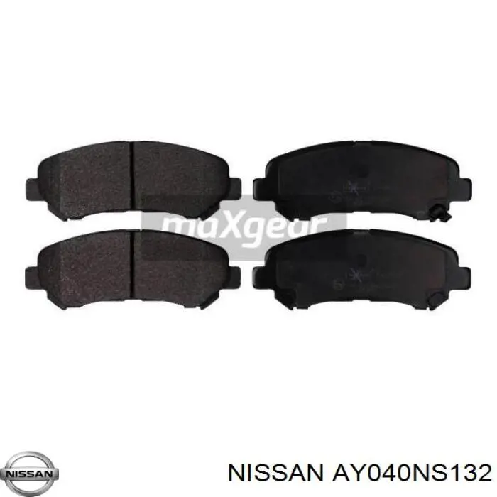 Передние тормозные колодки AY040NS132 Nissan