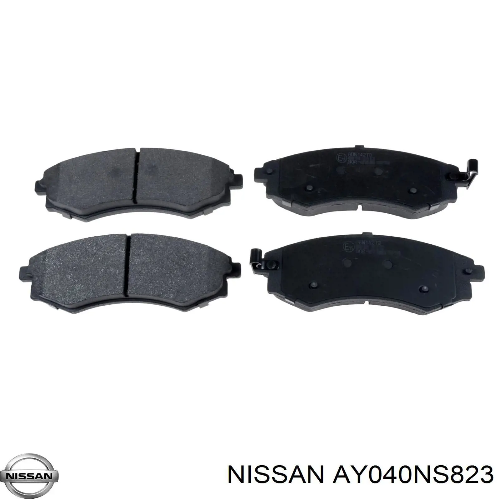 Колодки Nissan/Infiniti AY040NS823 цена, от 12.70 USD