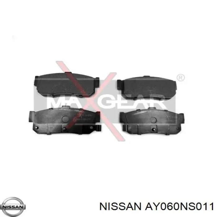 Колодки дисковые  Nissan/Infiniti AY060NS011 цена, от 19.57 USD