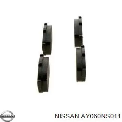 Купить AY060NS011 Nissan/Infiniti Колодки тормозные задние, дисковые